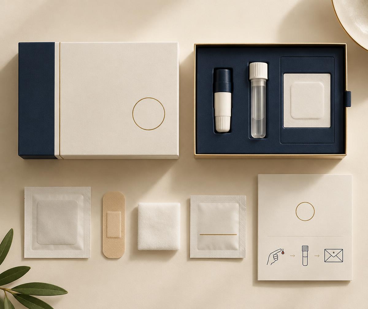 Premium diagnostics kit on a counter